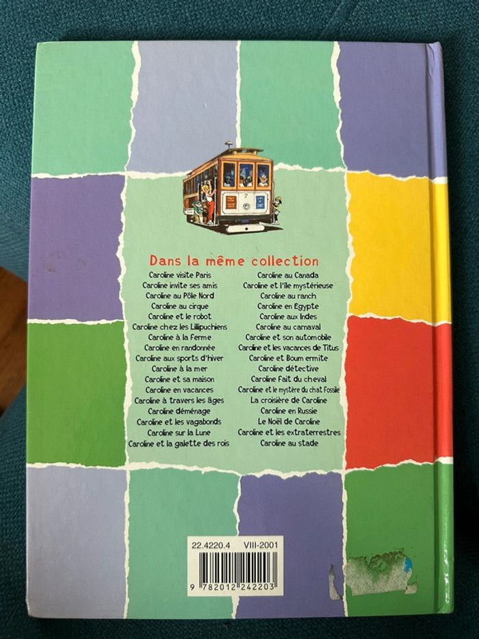 Livre rare Caroline en Amérique USA album bd Pierre Probst contour couleurs multicolore - photo numéro 2