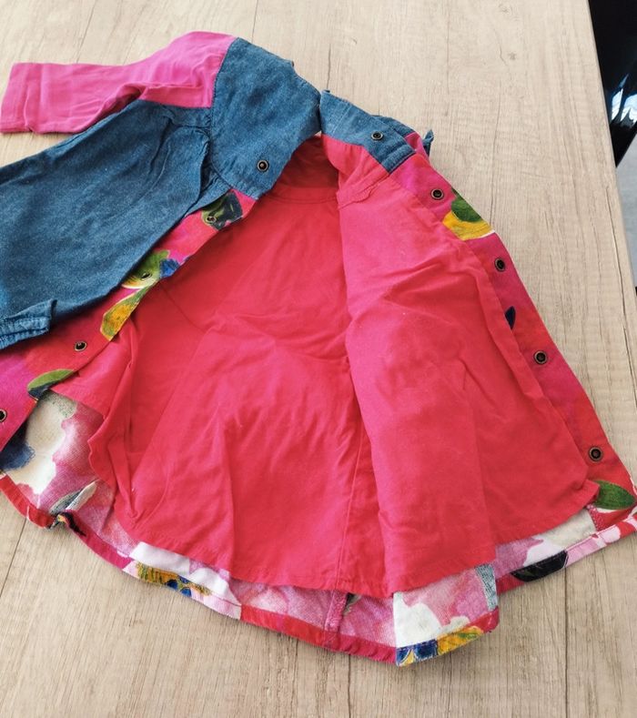 Superbe robe fille manches longues doublée taille 3 mois Catimini - photo numéro 6