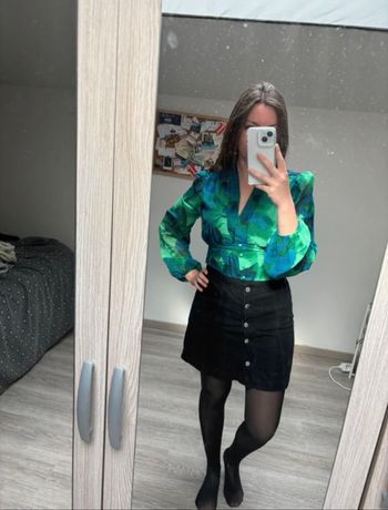 Jupe en jean avec boutons