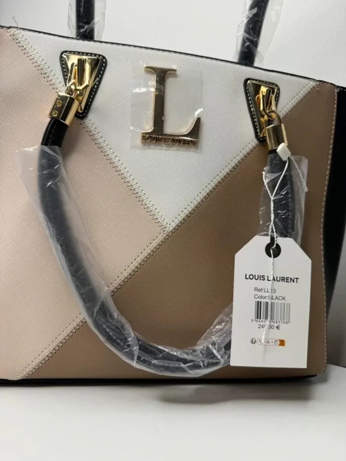 🖤 Magnifique sac à main Louis Laurent - avec petit sac bandoulière 🖤 - photo numéro 6