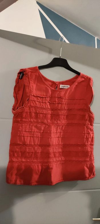 Blouse coton Levi's rouge brique