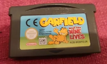 Jeu garfield et ses 9 vies nintendo gameboy advance