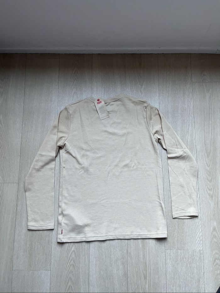 T-shirt à mange longue beige  LEVI ´S   176 cm - photo numéro 2