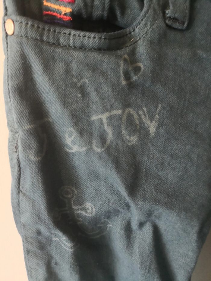 Pantalon vert canard - photo numéro 2