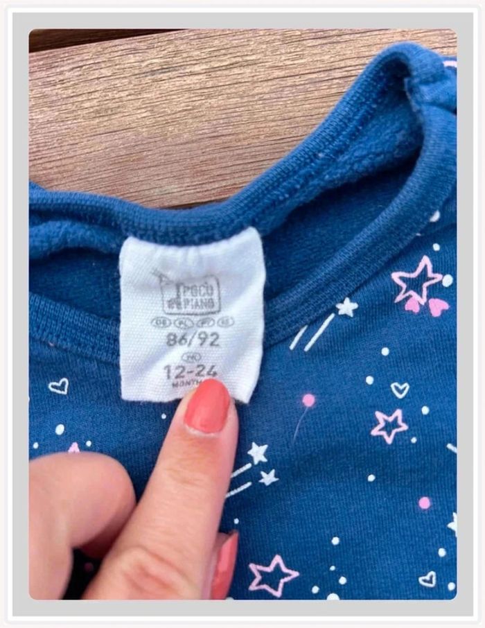 Haut étoiles 12-24 mois, poco piano - photo numéro 2