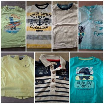 Lot de 7 tee shirt 6 mois