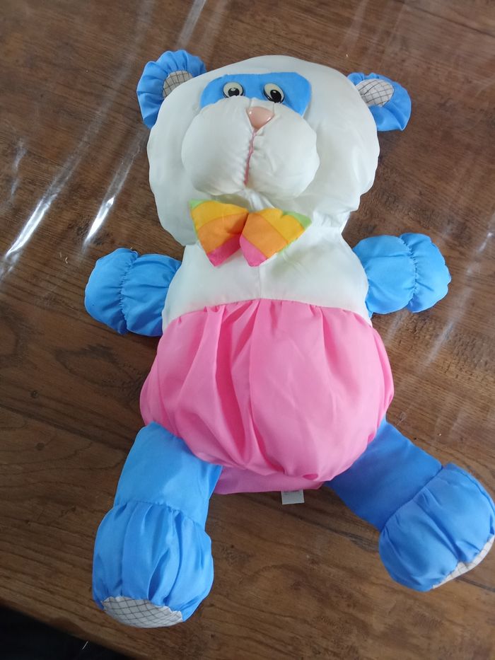 Peluche ours en toile de parachute - photo numéro 3