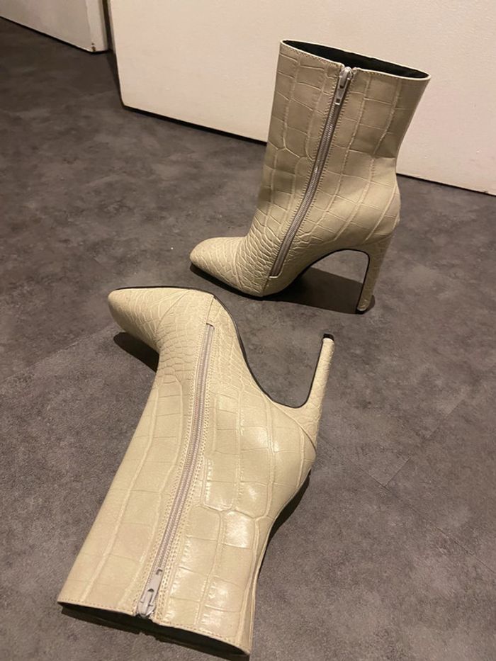 Bottines Justfab taille 8 talon 11cm - photo numéro 12
