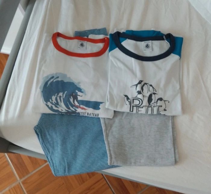 Lot de 2pyjamas Petit bateau t10 ans 100%coton - photo numéro 5