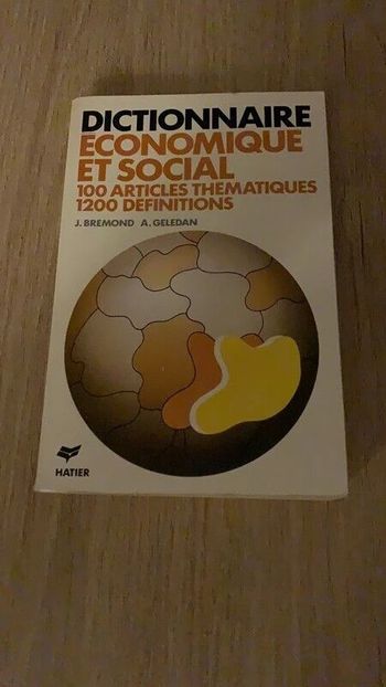 Dictionnaire Economique Et Social Hatier - Livre