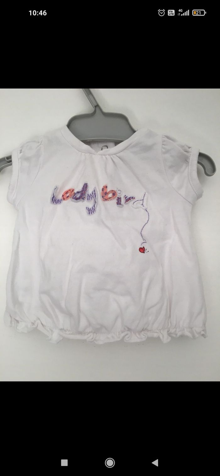 T-shirt tape a l'oeil 1 mois