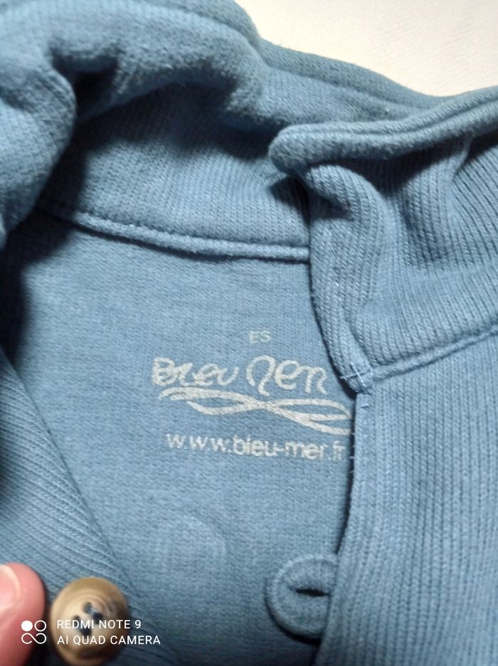 pull/ vareuse bleu mer - photo numéro 3