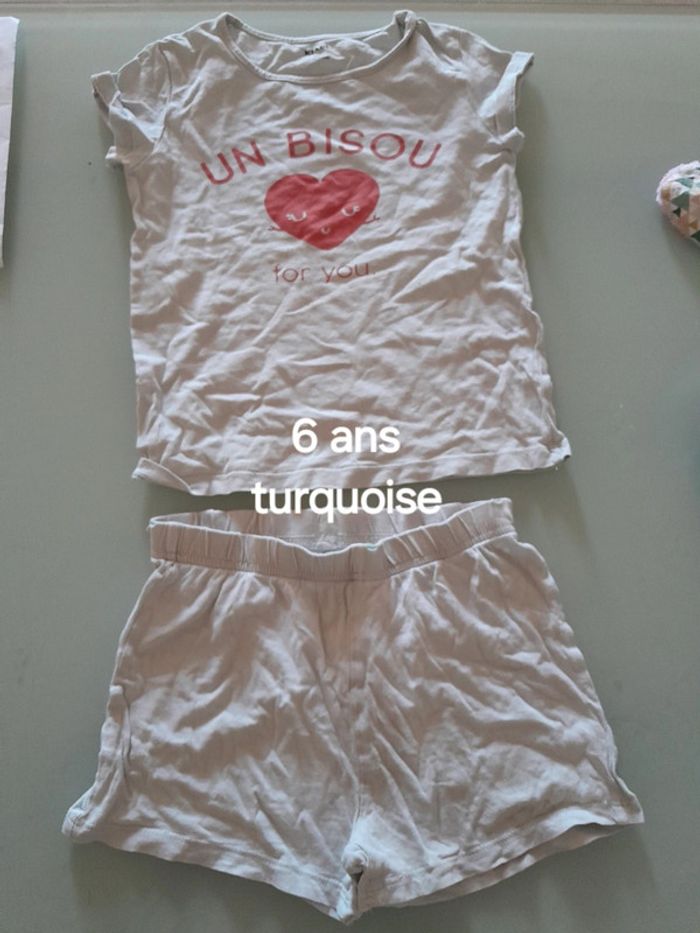 Pyjama été fille 6 ans