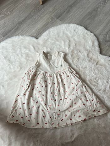 Robe cerise bébé fille 12mois