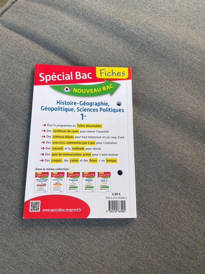Fiches spécial bac hggsp histoire géo 1 première - photo numéro 2