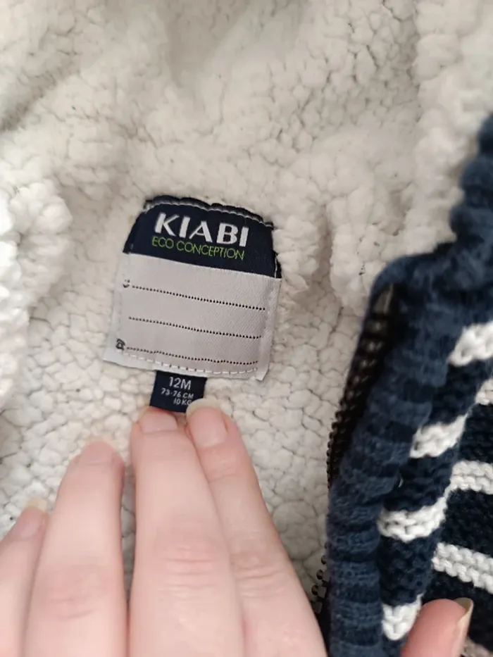 Veste polaire taille 12 mois - photo numéro 3