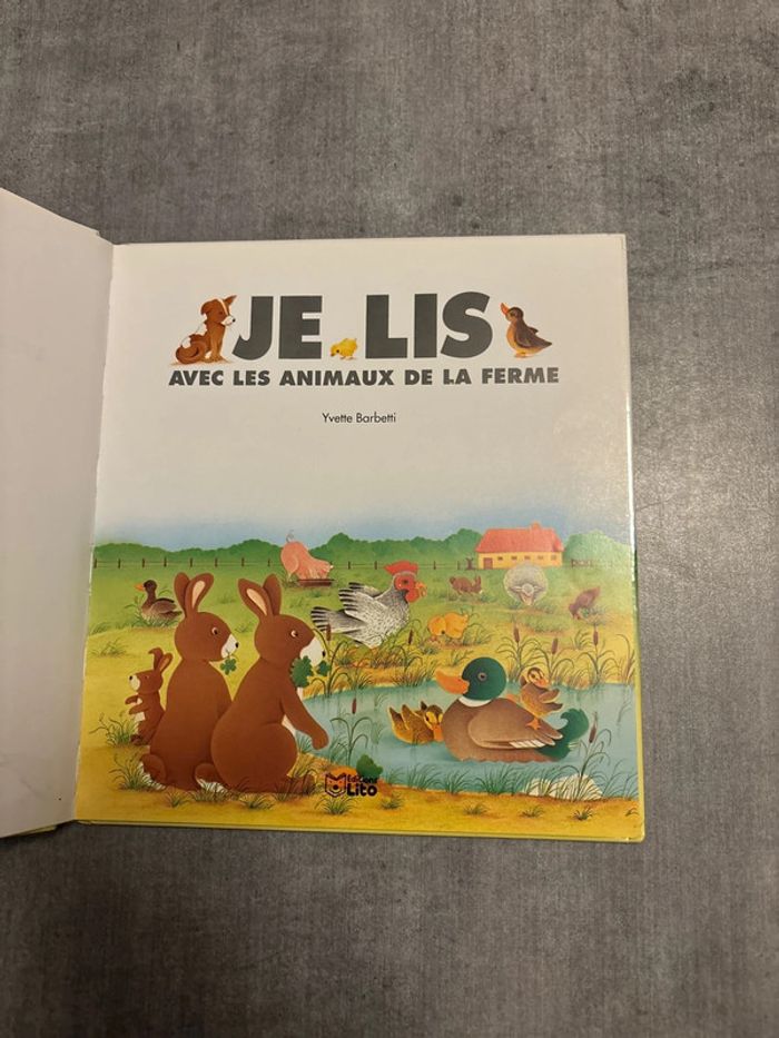 Livre je lis avec les animaux de la ferme - photo numéro 3