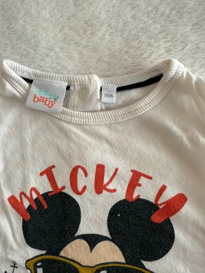 Débardeur Mickey, taille 18 mois - photo numéro 3