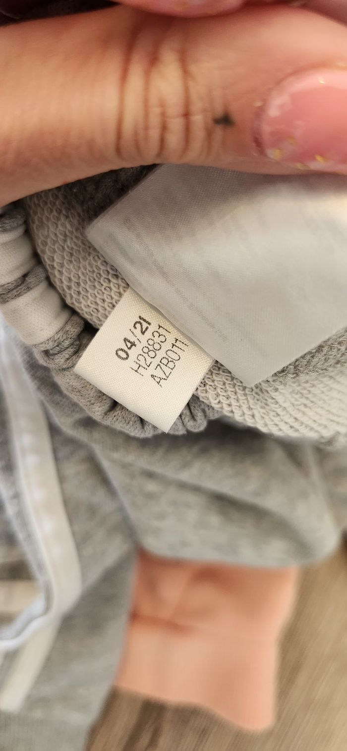 Ensemble Fille 18/24mois Adidas Gris Abricot - photo numéro 9