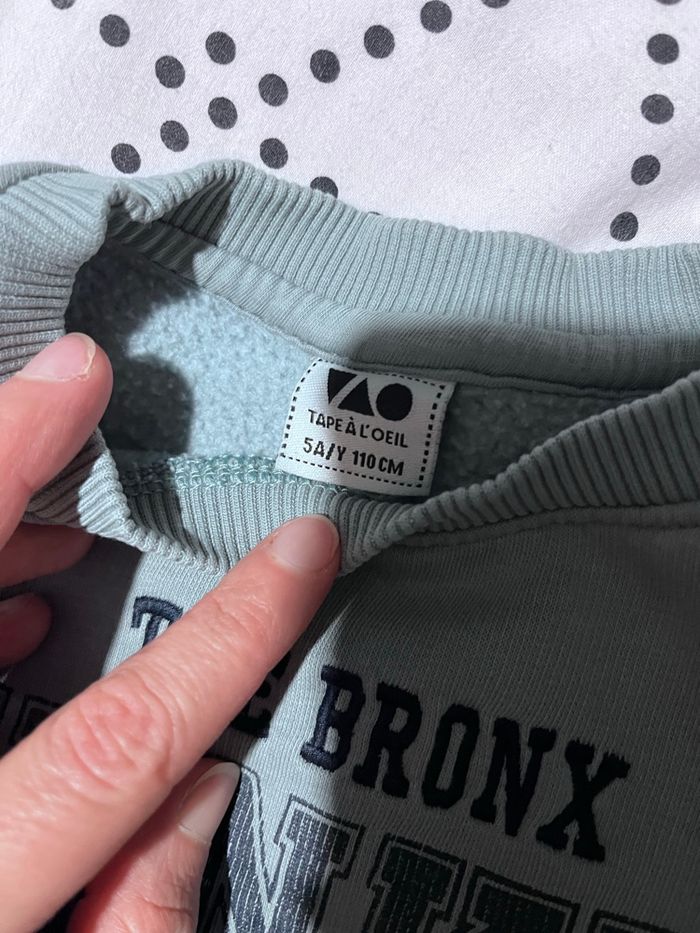Sweat-shirt tape à l’œil 5ans - photo numéro 2