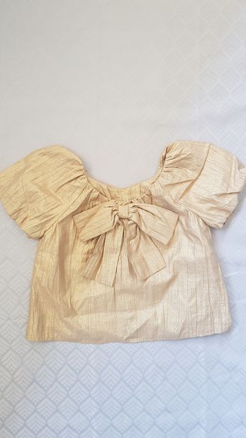 Blouse dorée