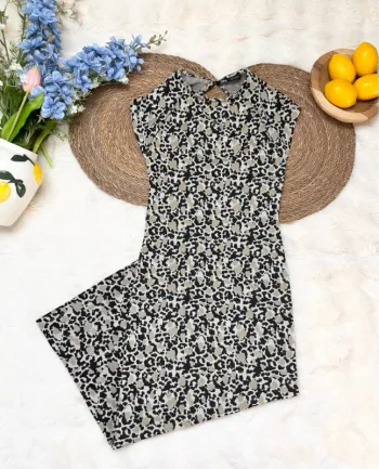 Robe longue léopard Zara taille S