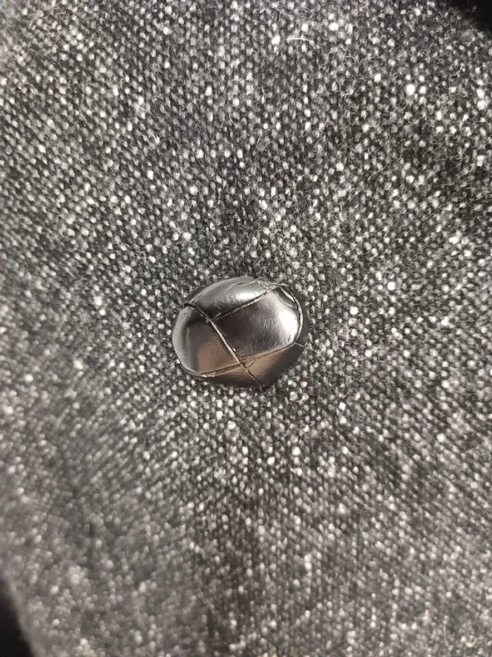 Gaultier junior "Blazer gris chiné et Velour noir" taille 40 - photo numéro 10