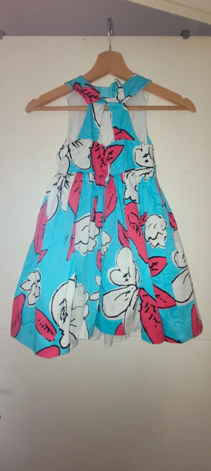Superbe robe fleurie Mayoral portée 1 fois taille 6 ans idéal cérémonie - photo numéro 6