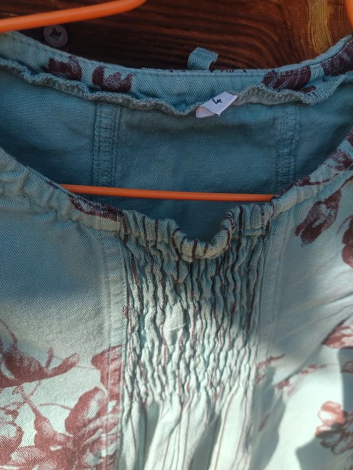 Robe tunique coton 4 ans excellent état - photo numéro 5