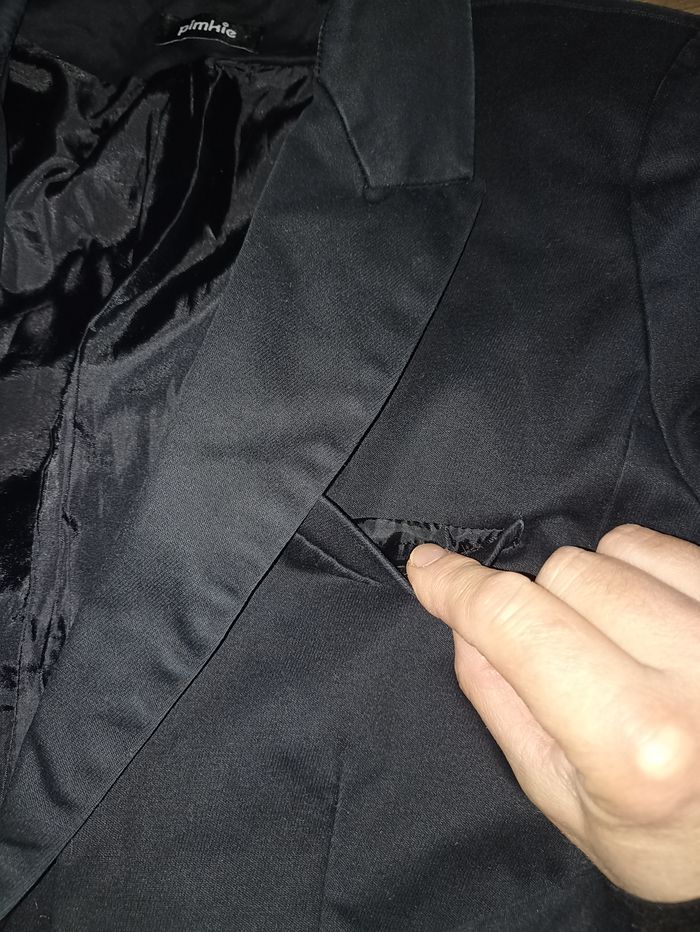 Blazer Pimkie Noir Basique Chic - Taille 36 (S) - photo numéro 3