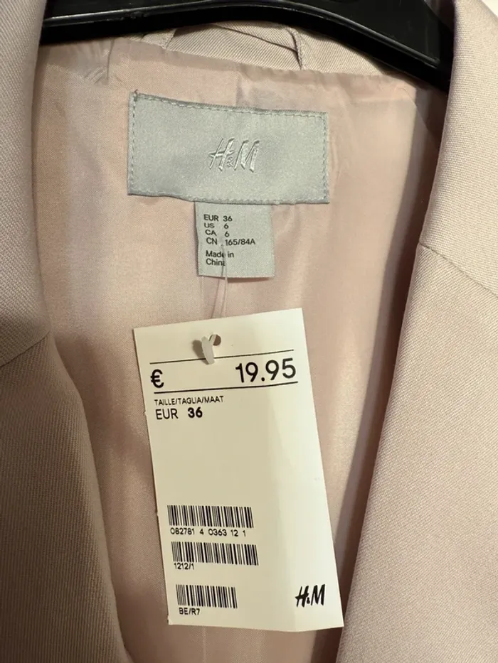 Veste beige H&M neuve avec etiquette - photo numéro 2
