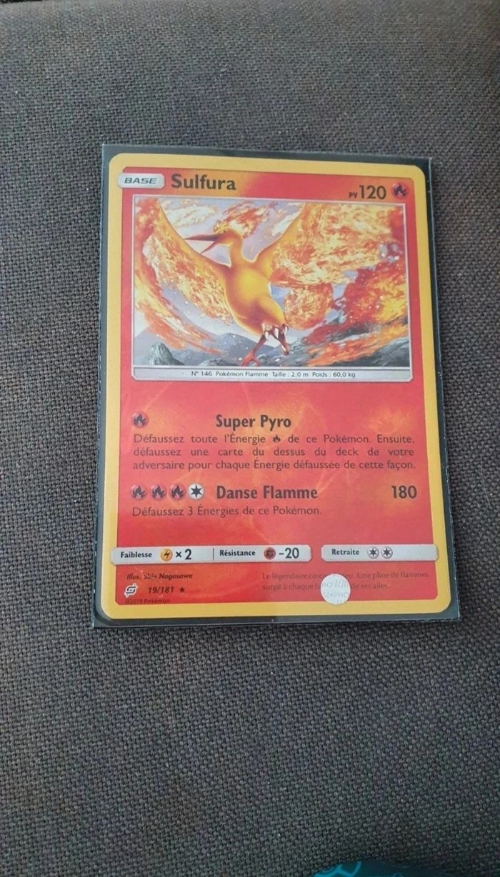 Carte Pokémon Sulfura