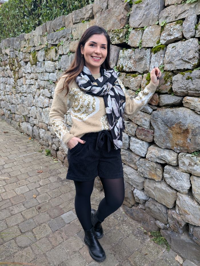 Short en velours noir Tokyo
Taille L