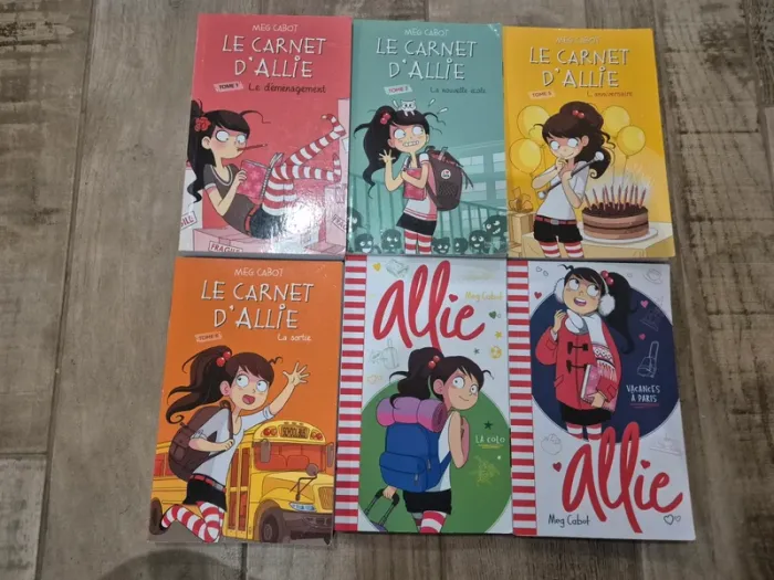 Lot de romans Le carnet d'Allie Meg Cabot
