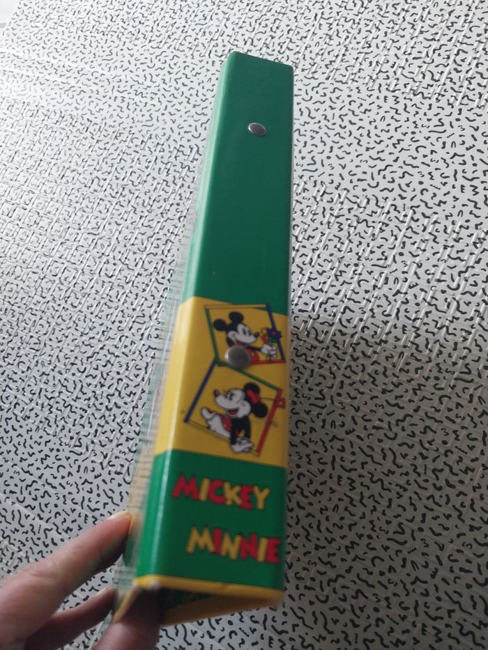 Classeur Euro Disney Mickey & Minnie Mouse – Vintage années 90 - photo numéro 3