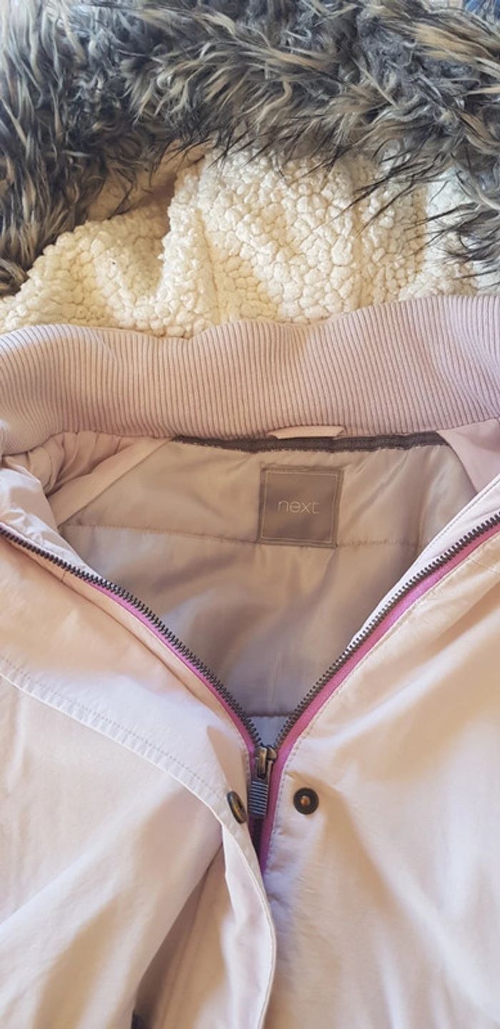 Manteau doudoune  fille rose pâle  t. 16ans - photo numéro 9
