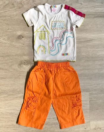 T-shirt + pantalon 6 mois