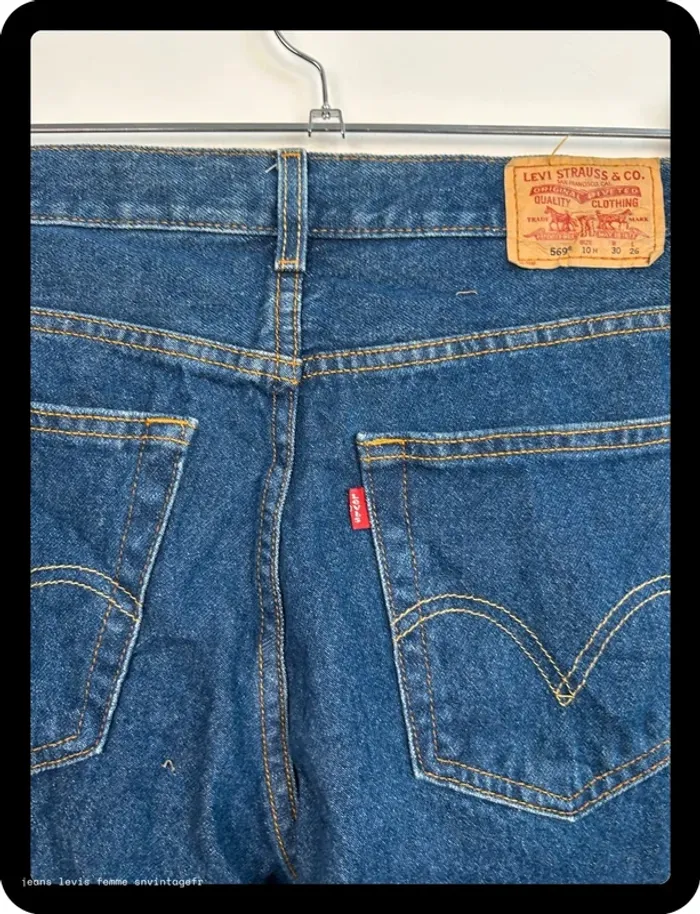 Jean Levi's Homme 569 Loose Straight Bleu | W30 L26 FR40 | Très Bon État | BP133 - photo numéro 6