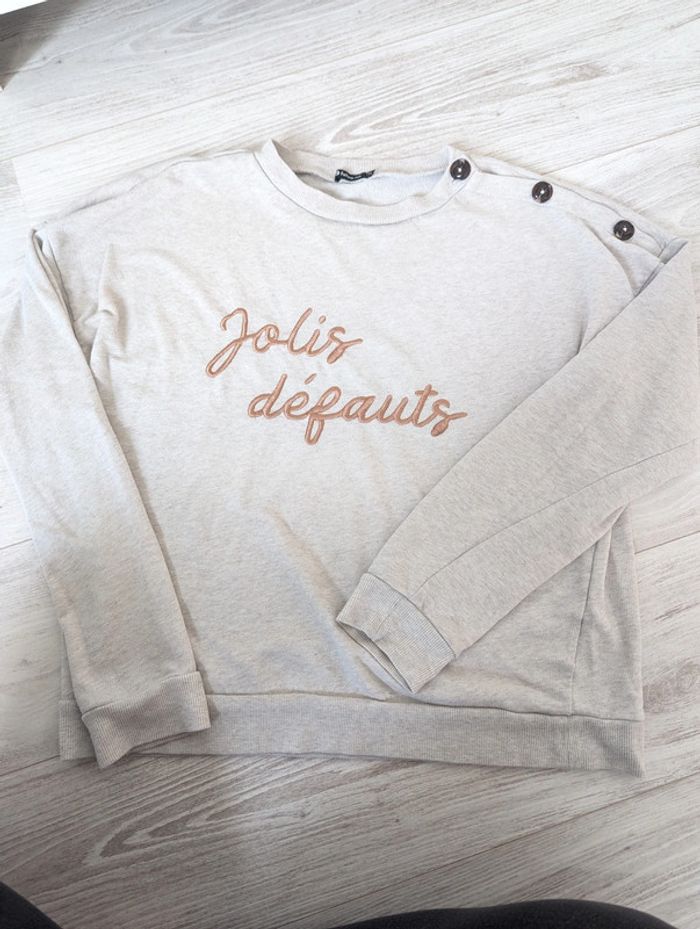 Pull col rond Jolis défauts taille xl
