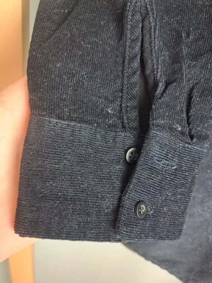 Balzac chemise velour noir cotelé T.36/38 - photo numéro 4