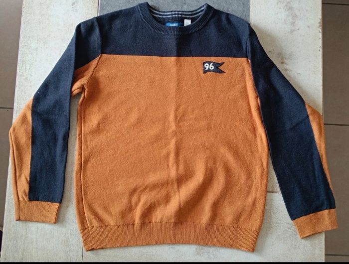 Pull bicolore