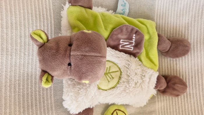 Doudou marionnette hippopotame Babynat - photo numéro 3