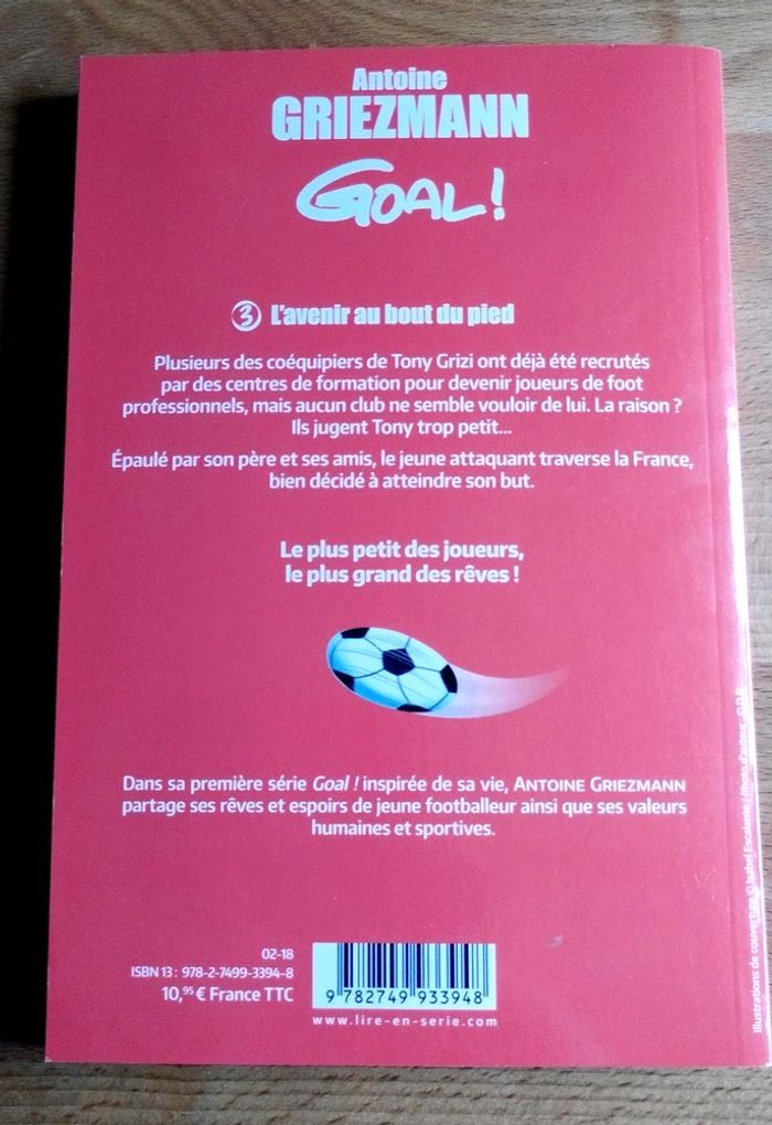 3 livres enfant Goal ! Antoine Griezmann - Tomes 1-2-3 - photo numéro 7