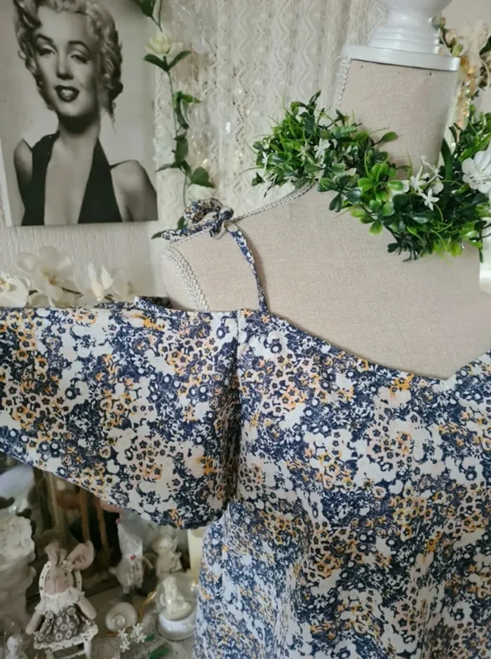 Blouse épaules dénudées Kiabi. T L (42/44) Neuve. - photo numéro 3