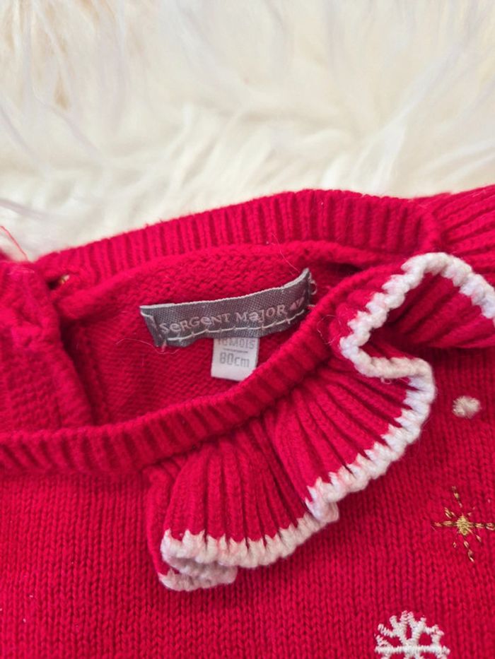 🎅 Magnifique pull de Noël Sergent Major 18 mois - photo numéro 4