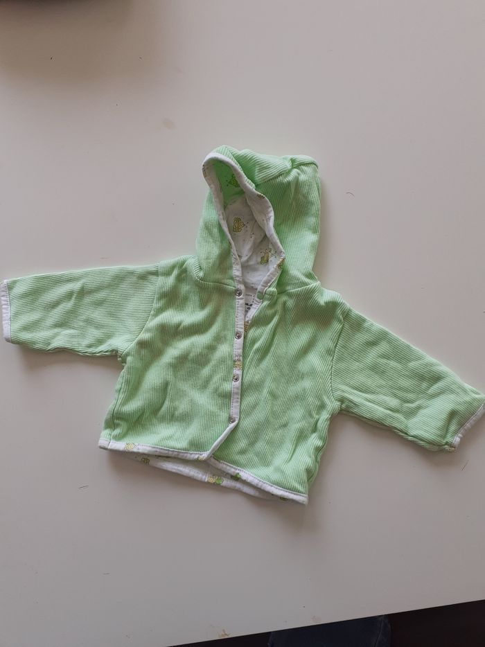 Veste été a capuche fille 3 mois