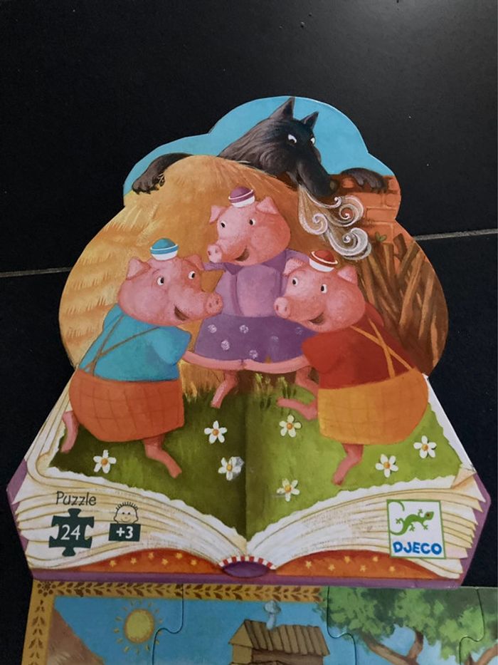 Puzzle Djeco Les trois petits cochons