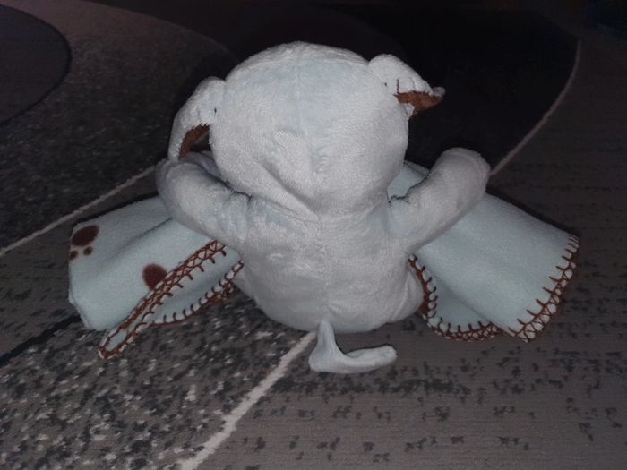 Petit plaid avec peluche - photo numéro 2