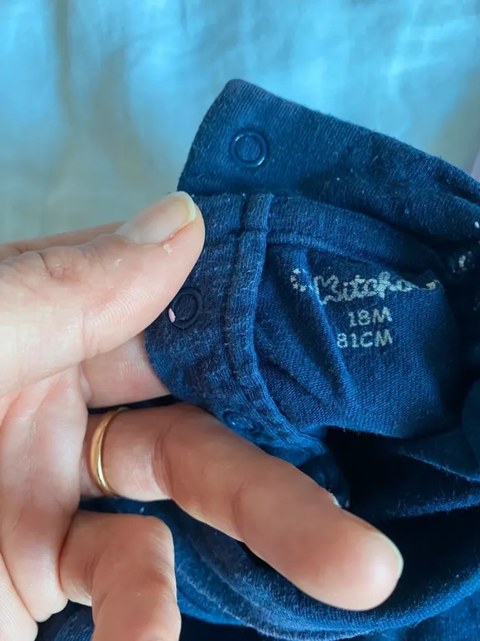 Lot tee shirt manches longues sous pull 18 mois Bout’chou - photo numéro 2