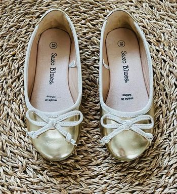 Ballerines dorées Saxo Blues